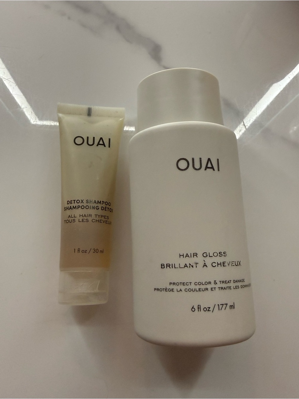 OUAI Hair Gloss + OUAI Detox Shampoo Bundle